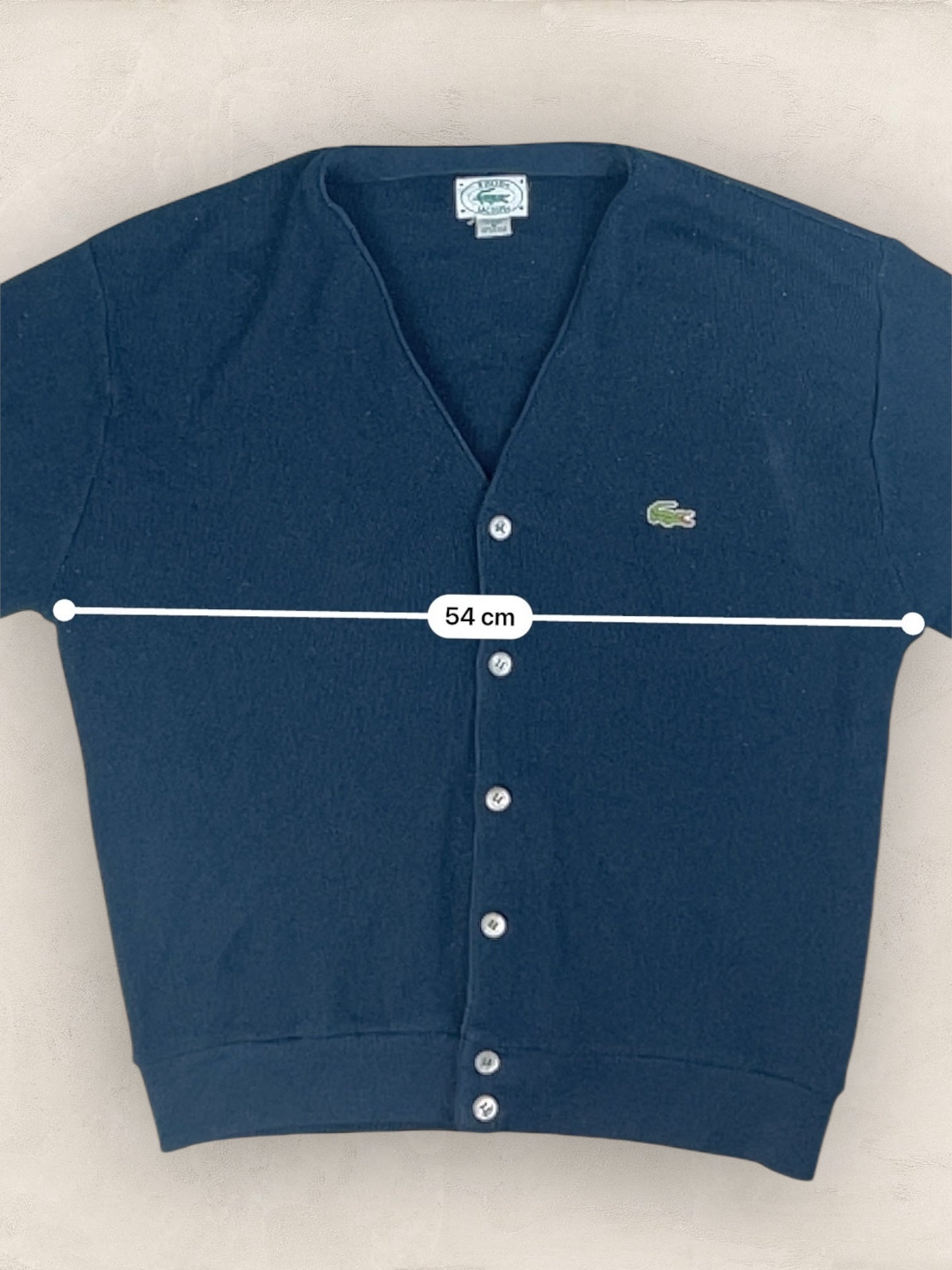 Cardigan Homme Lacoste Izod Bleu Marine M Ref:3340 - Bleu Marine - M - amifrip