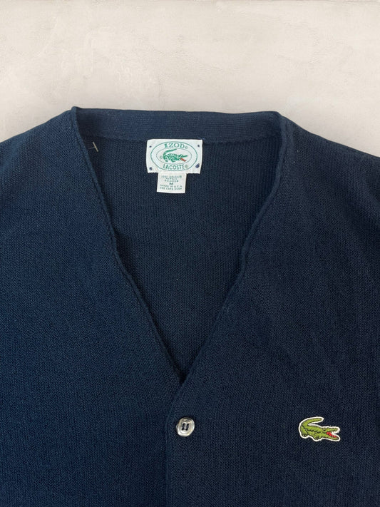 Cardigan Homme Lacoste Izod Bleu Marine M Ref:3781 - Bleu Marine - M - amifrip