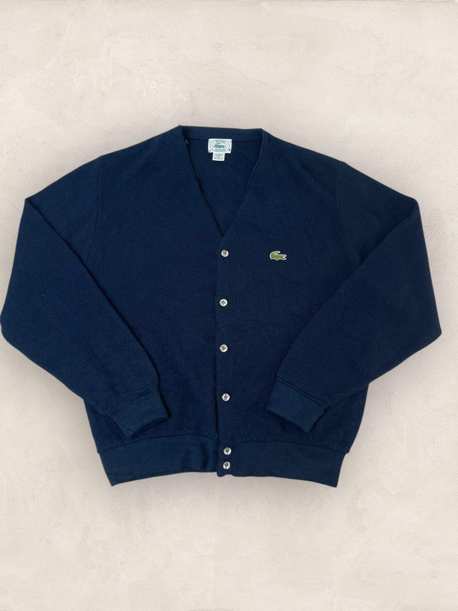 Cardigan Homme Lacoste Izod Bleu Marine M Ref:3781 - Bleu Marine - M - amifrip