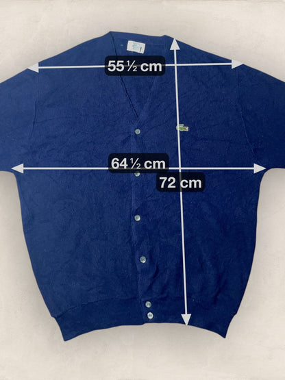 Cardigan Homme Lacoste Izod Bleu Marine XL Ref:3866 - Bleu Marine - XL - amifrip
