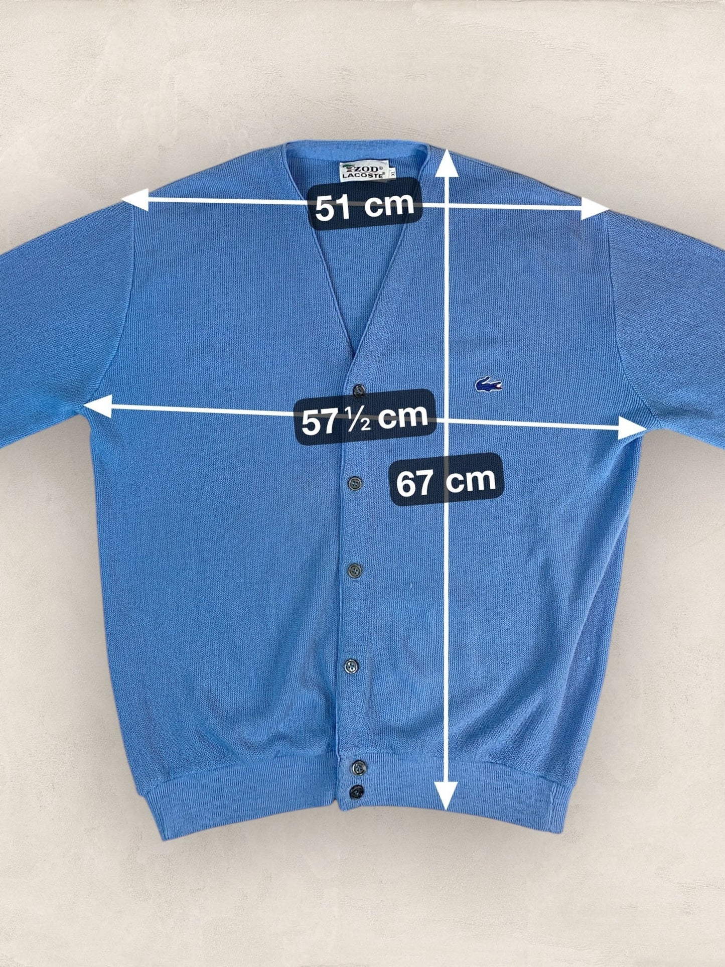 Cardigan Homme Lacoste Izod Bleu XL Ref:3880 - Bleu - XL - amifrip