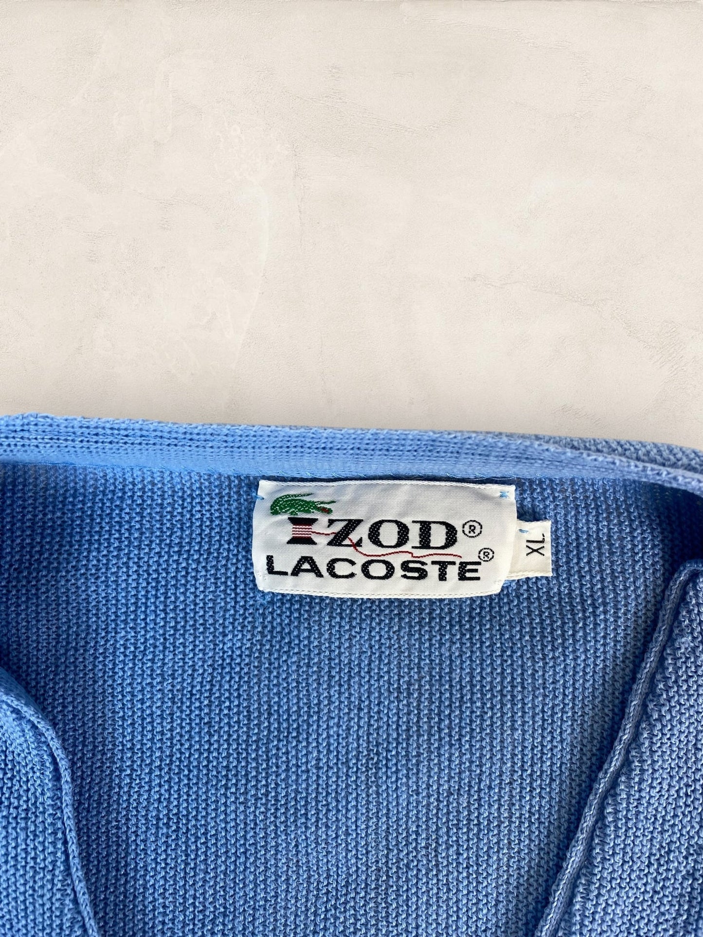 Cardigan Homme Lacoste Izod Bleu XL Ref:3880 - Bleu - XL - amifrip