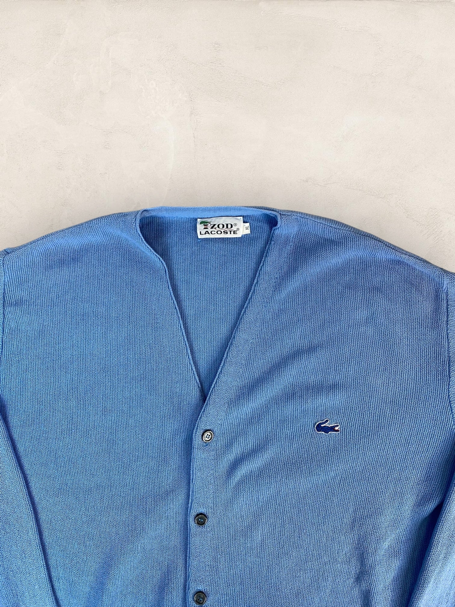 Cardigan Homme Lacoste Izod Bleu XL Ref:3880 - Bleu - XL - amifrip