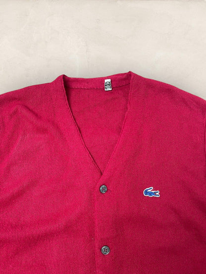Cardigan Homme Lacoste Izod Bordeaux L Ref:3861 - Bordeaux - L - amifrip