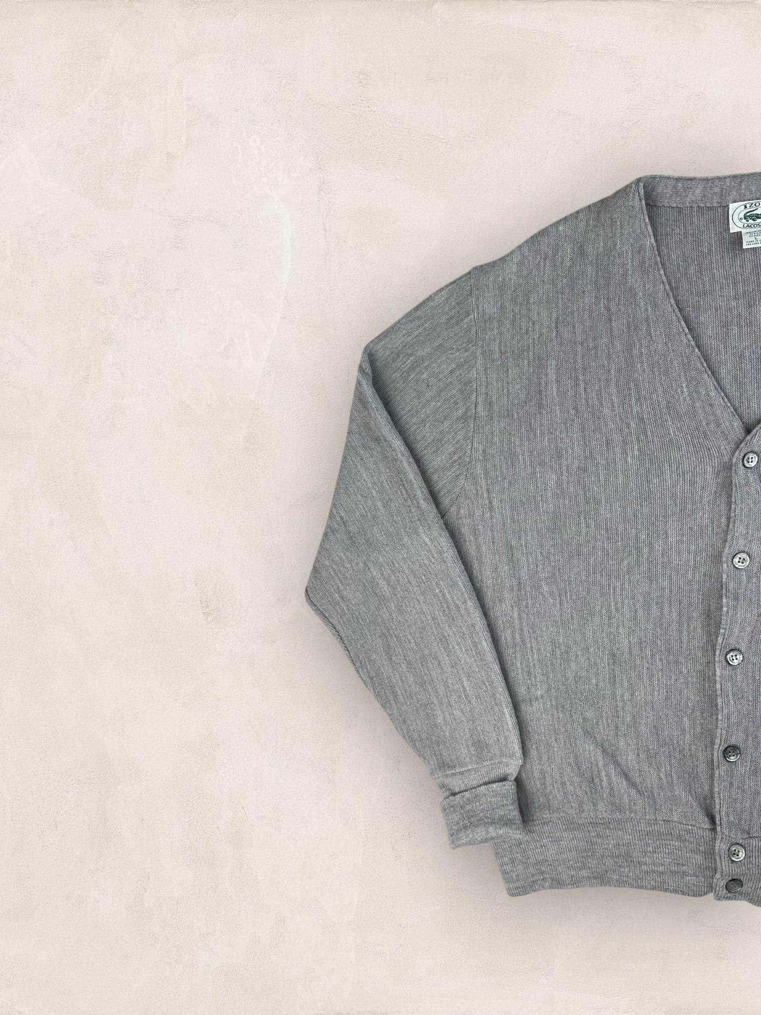 Cardigan Homme Lacoste Izod Gris L Ref:3331 - Gris - L - amifrip