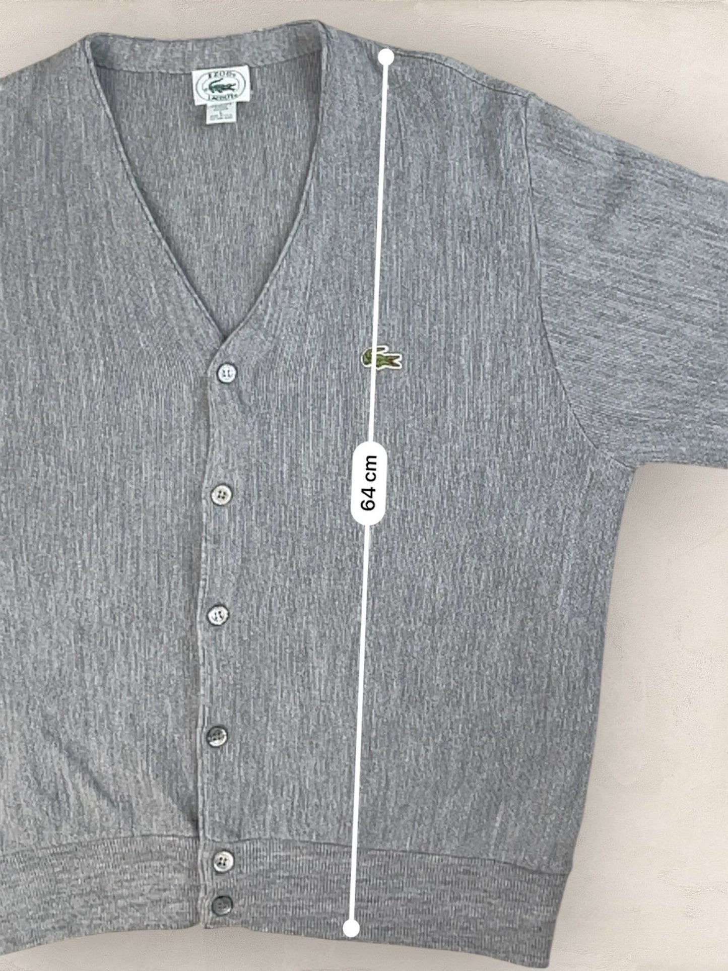 Cardigan Homme Lacoste Izod Gris L Ref:3331 - Gris - L - amifrip