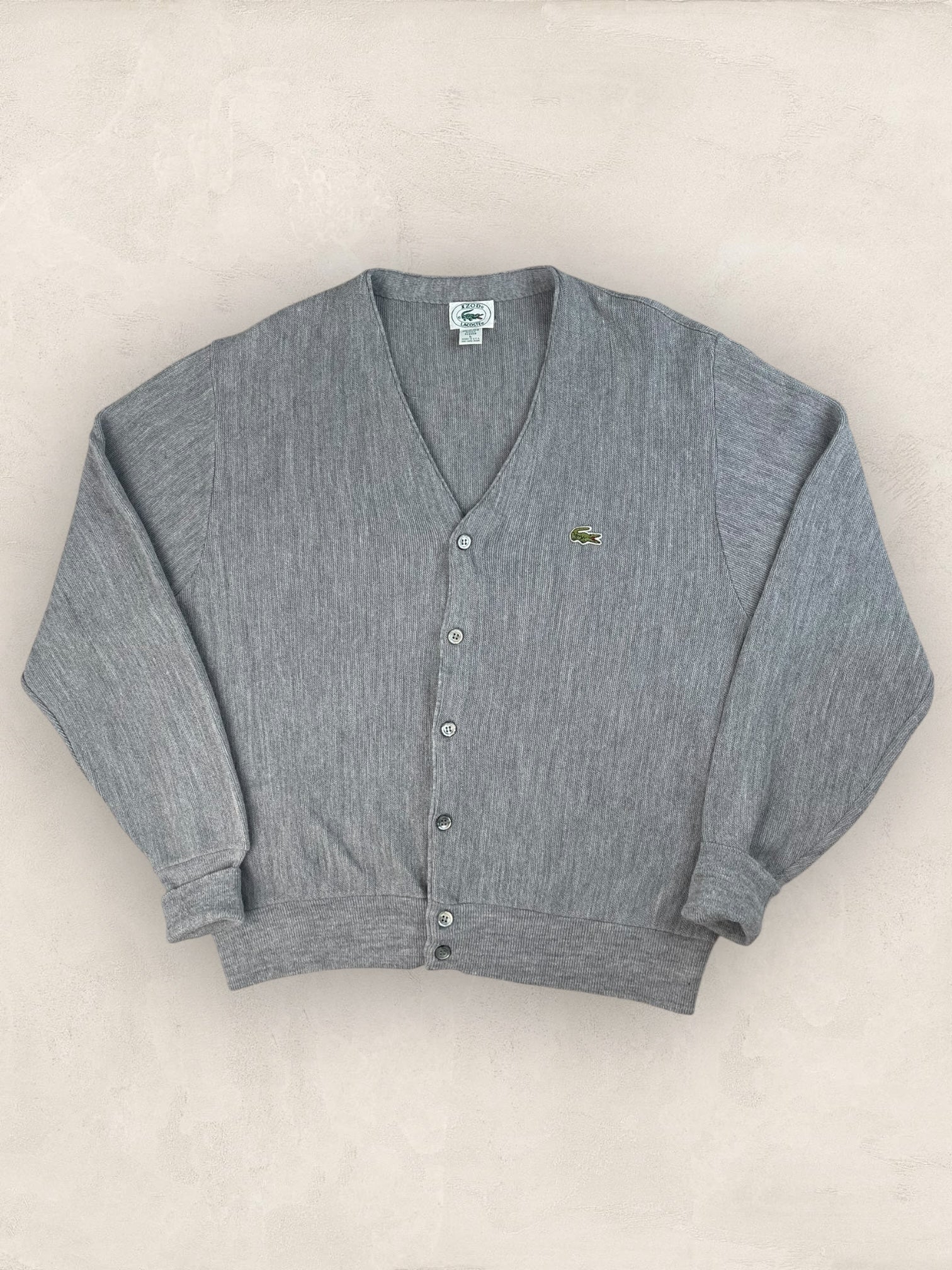 Cardigan Homme Lacoste Izod Gris L Ref:3331 - Gris - L - amifrip