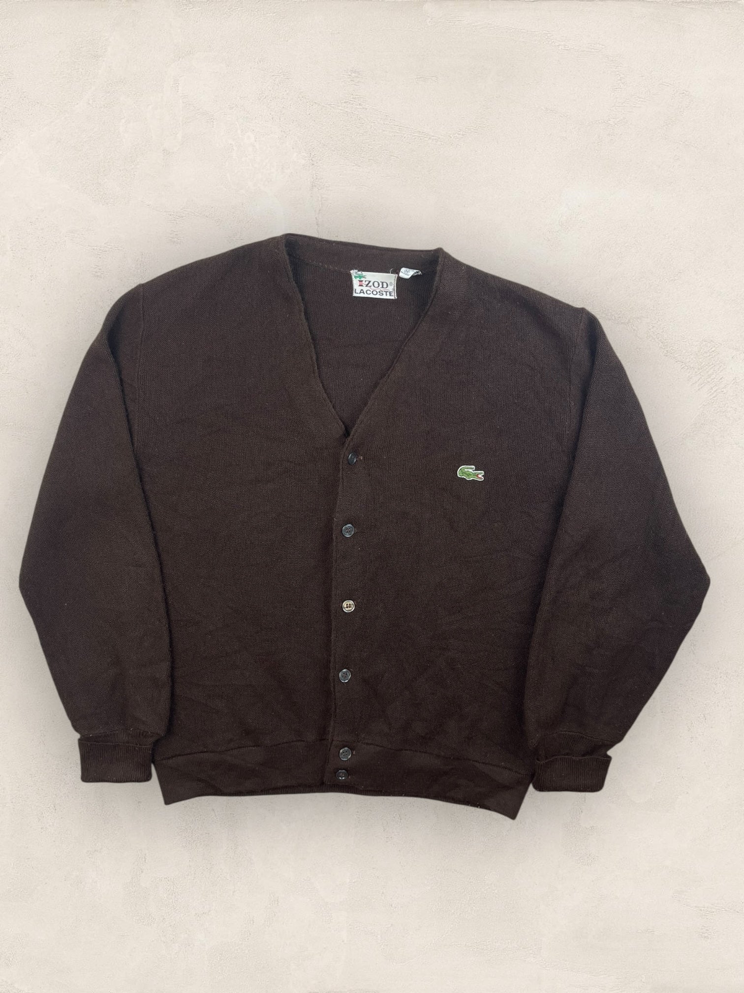 Cardigan Homme Lacoste Izod Marron M Ref:3316 - Marron - M - amifrip