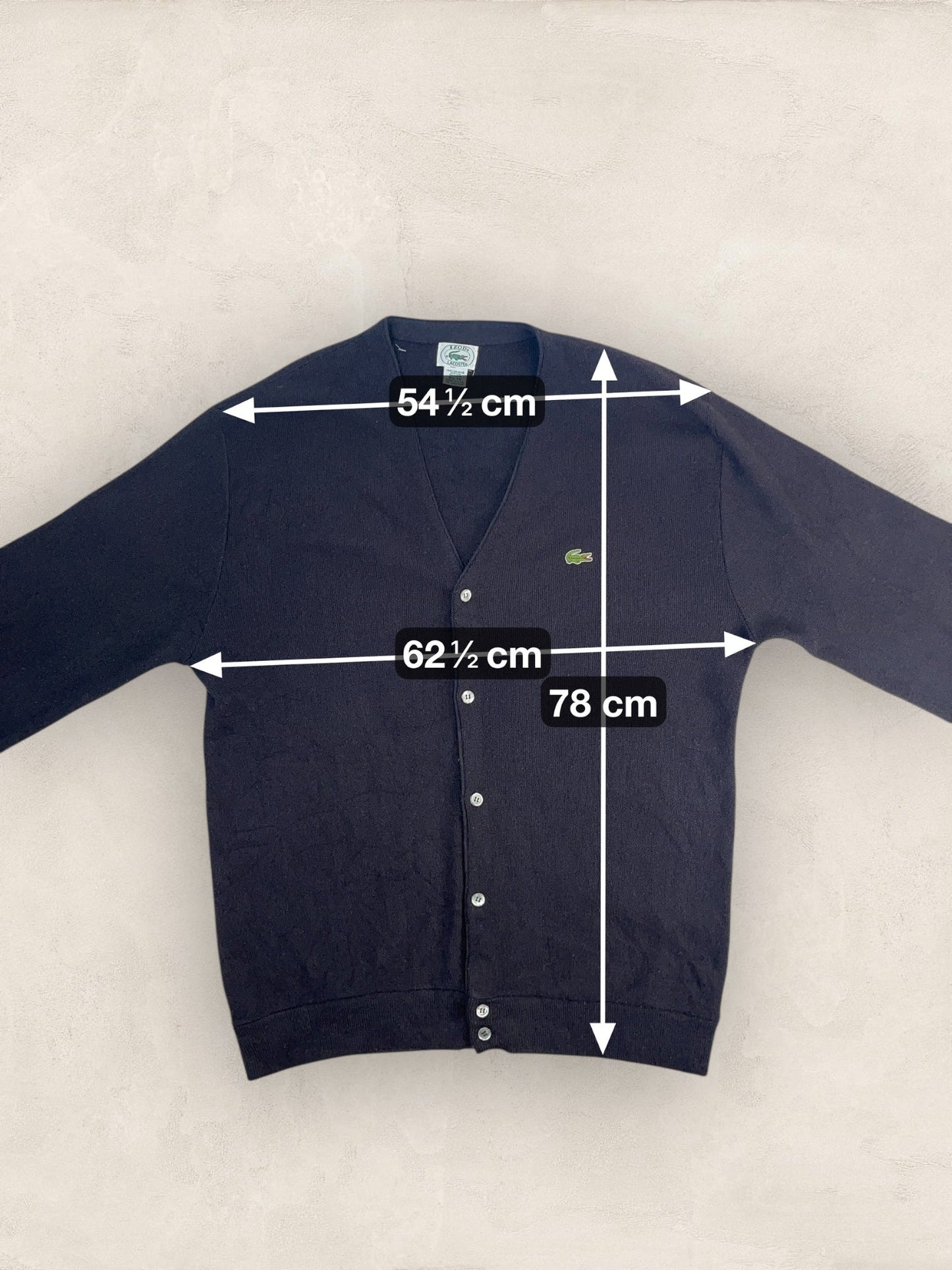 Cardigan Homme Lacoste Izod Noir 2XL Ref:3992 - NOIR - 2XL - amifrip