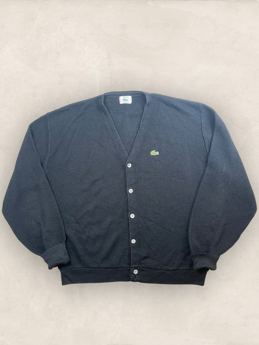 Cardigan Homme Lacoste Izod Noir L Ref:3285 - Noir - L - amifrip