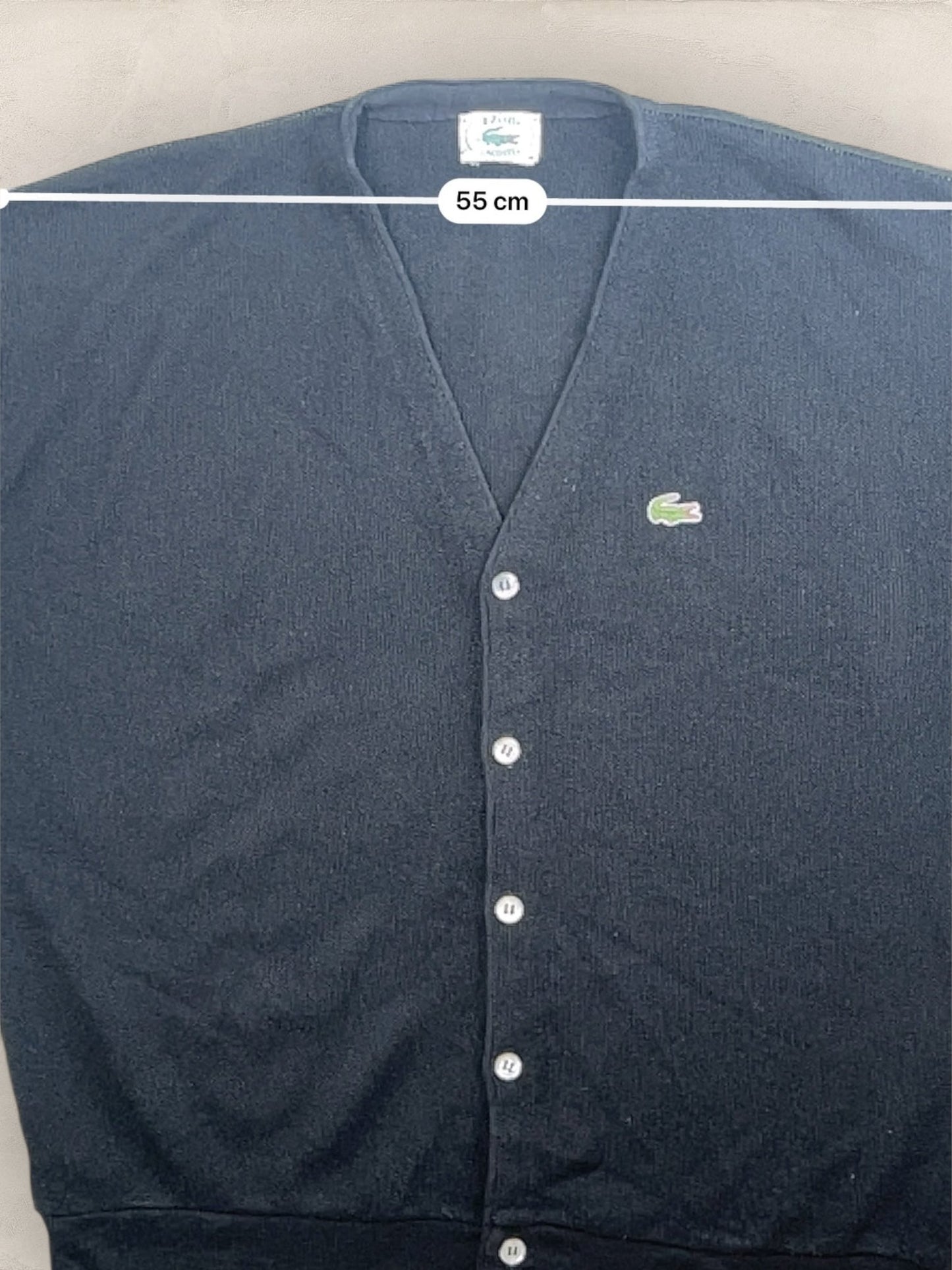 Cardigan Homme Lacoste Izod Noir L Ref:3285 - Noir - L - amifrip