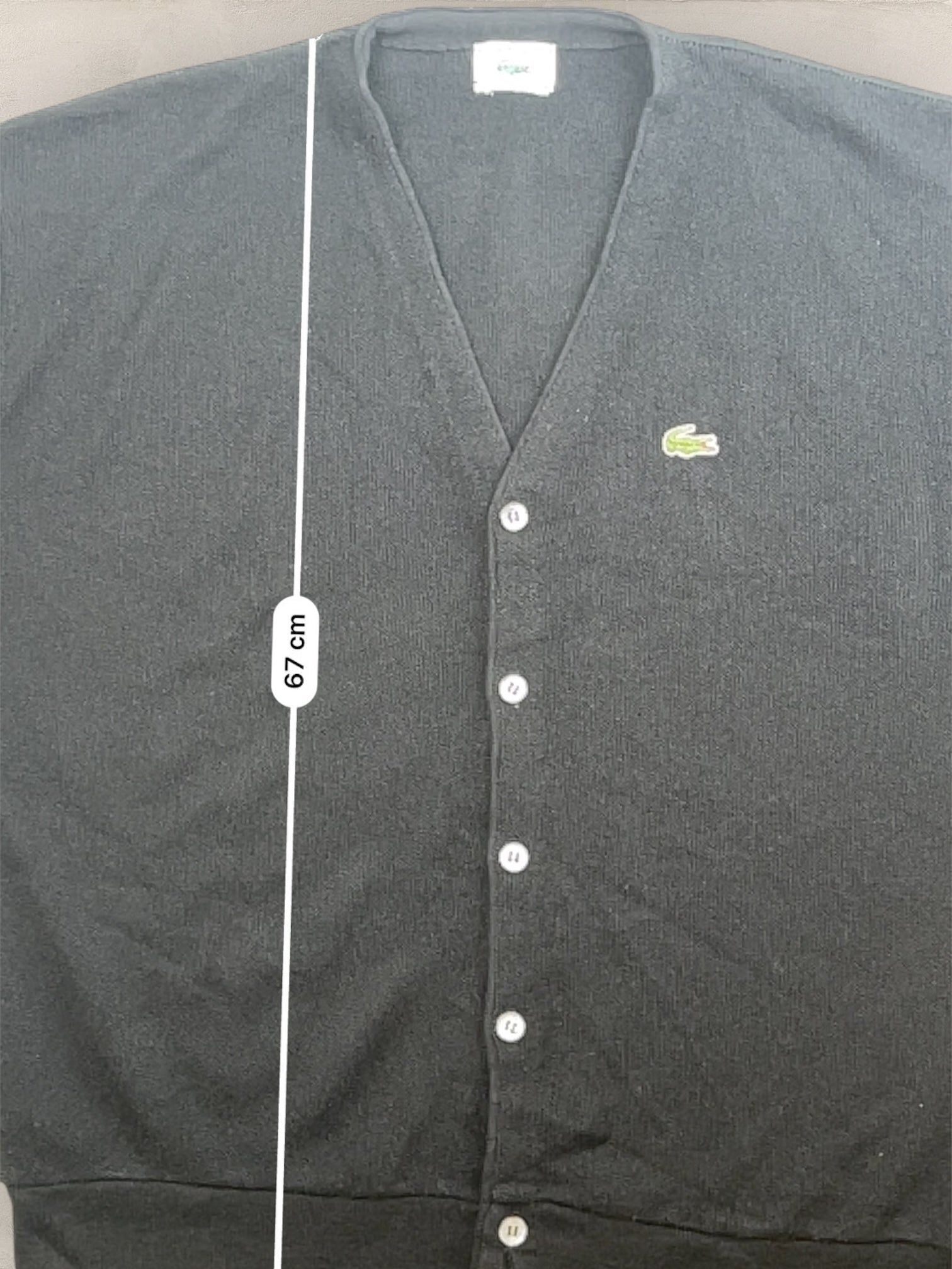 Cardigan Homme Lacoste Izod Noir L Ref:3285 - Noir - L - amifrip