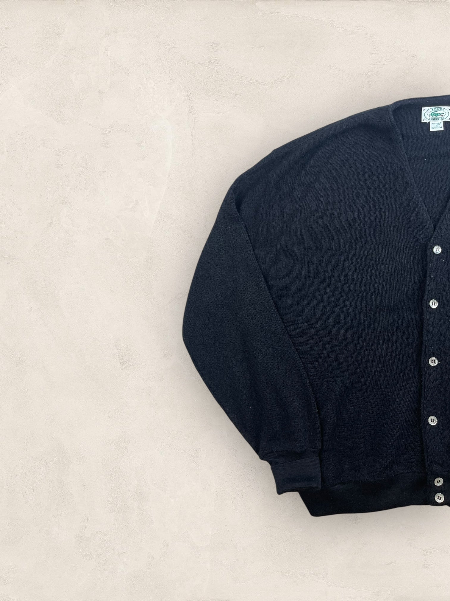 Cardigan Homme Lacoste Izod Noir XL Ref:3296 - Noir - XL - amifrip