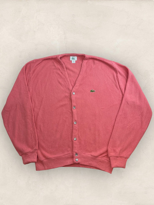 Cardigan Homme Lacoste Izod Rose L Ref:3287 - Rose - L - amifrip