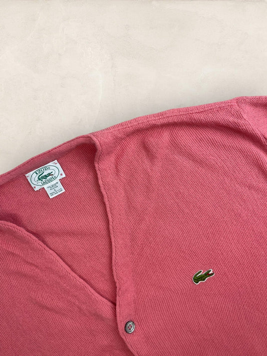 Cardigan Homme Lacoste Izod Rose L Ref:3287 - Rose - L - amifrip