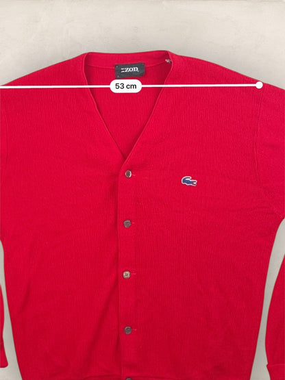 Cardigan Homme Lacoste Izod Rouge XL Ref:3309 - Rouge - XL - amifrip