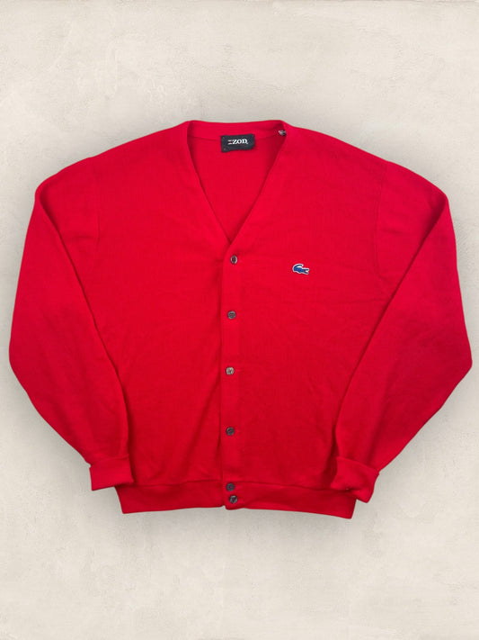 Cardigan Homme Lacoste Izod Rouge XL Ref:3309 - Rouge - XL - amifrip