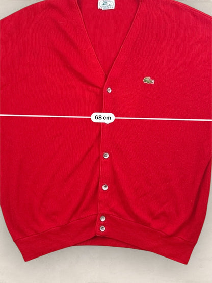 Cardigan Homme Lacoste Izod Rouge XL Ref:3325 - Rouge - XL - amifrip