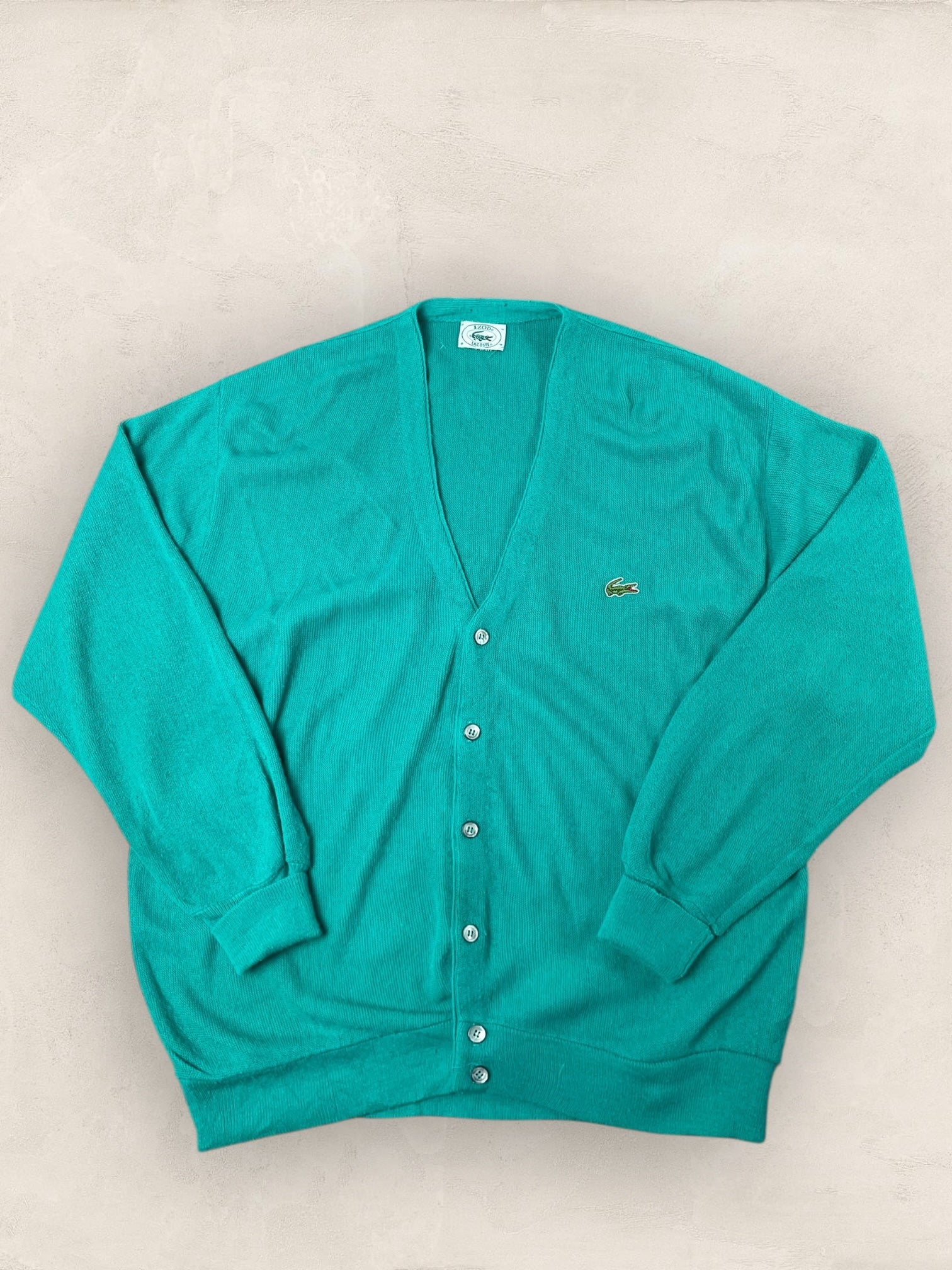 Cardigan Homme Lacoste Izod Vert 2XL Ref:3864 - Vert - 2XL - amifrip