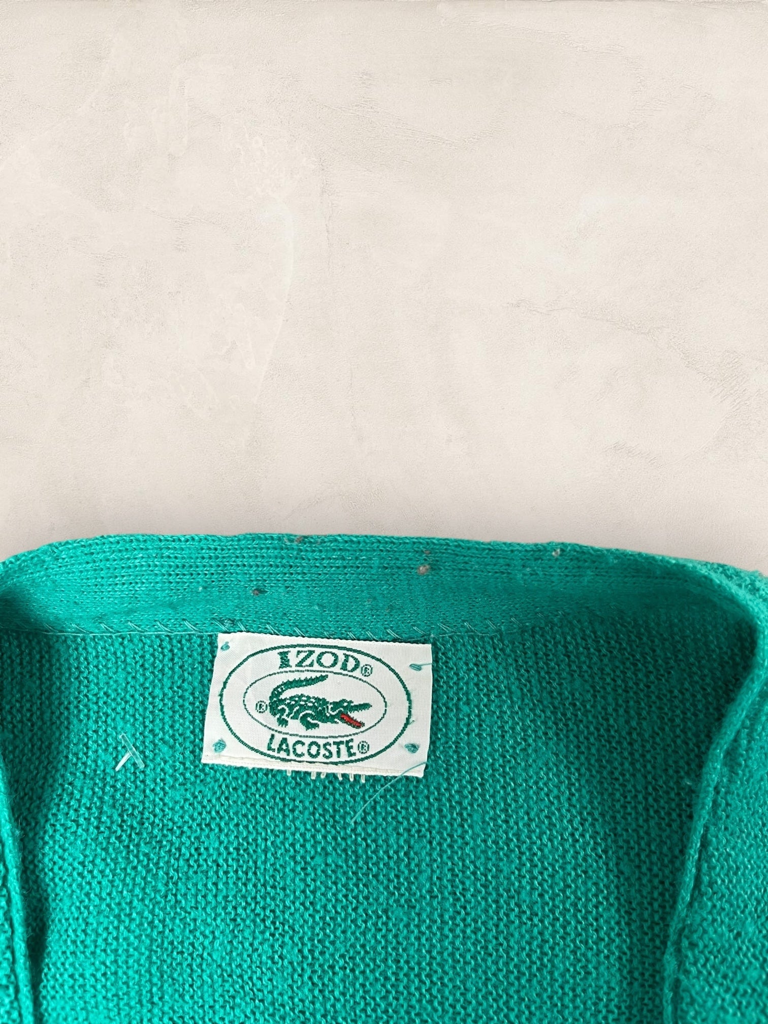 Cardigan Homme Lacoste Izod Vert 2XL Ref:3864 - Vert - 2XL - amifrip