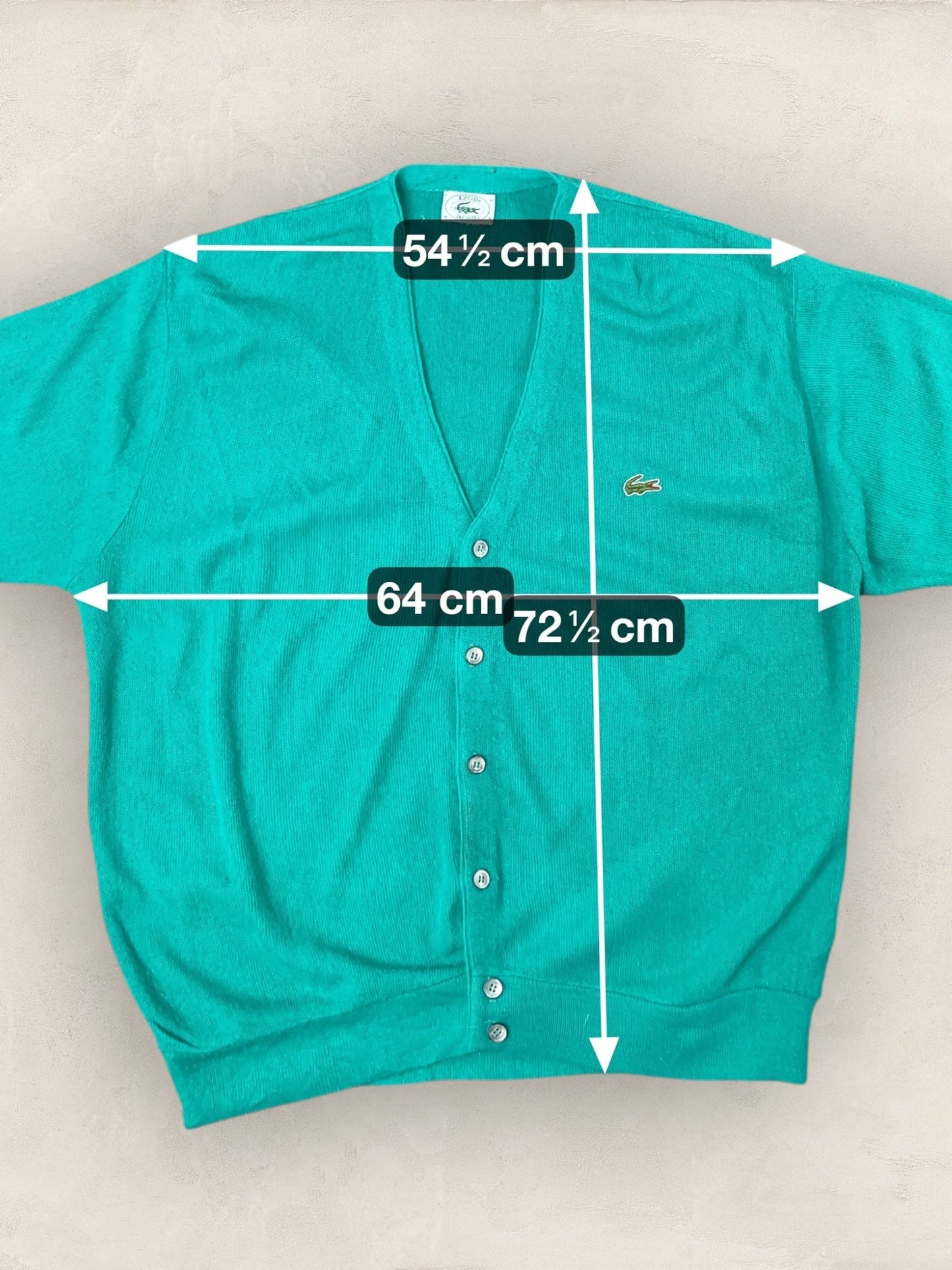 Cardigan Homme Lacoste Izod Vert 2XL Ref:3864 - Vert - 2XL - amifrip