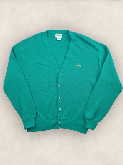 Cardigan Homme Lacoste Izod Vert M Ref:3317 - Vert - M - amifrip