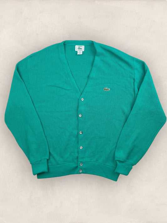 Cardigan Homme Lacoste Izod Vert M Ref:3317 - Vert - M - amifrip
