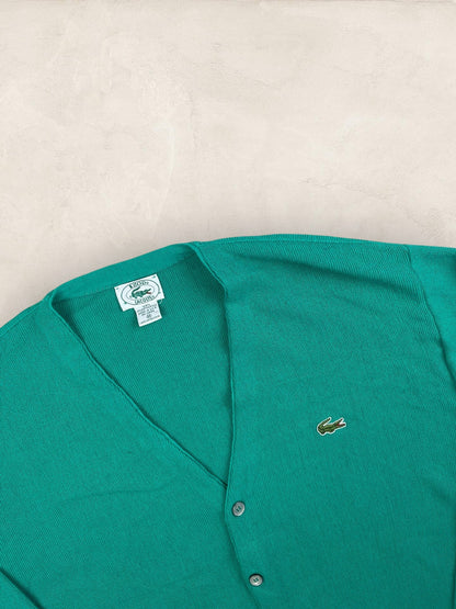 Cardigan Homme Lacoste Izod Vert M Ref:3317 - Vert - M - amifrip