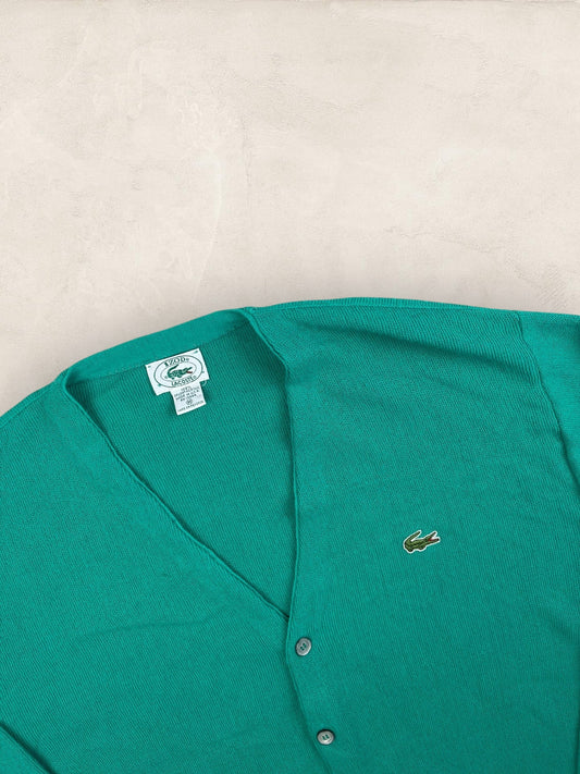 Cardigan Homme Lacoste Izod Vert M Ref:3317 - Vert - M - amifrip