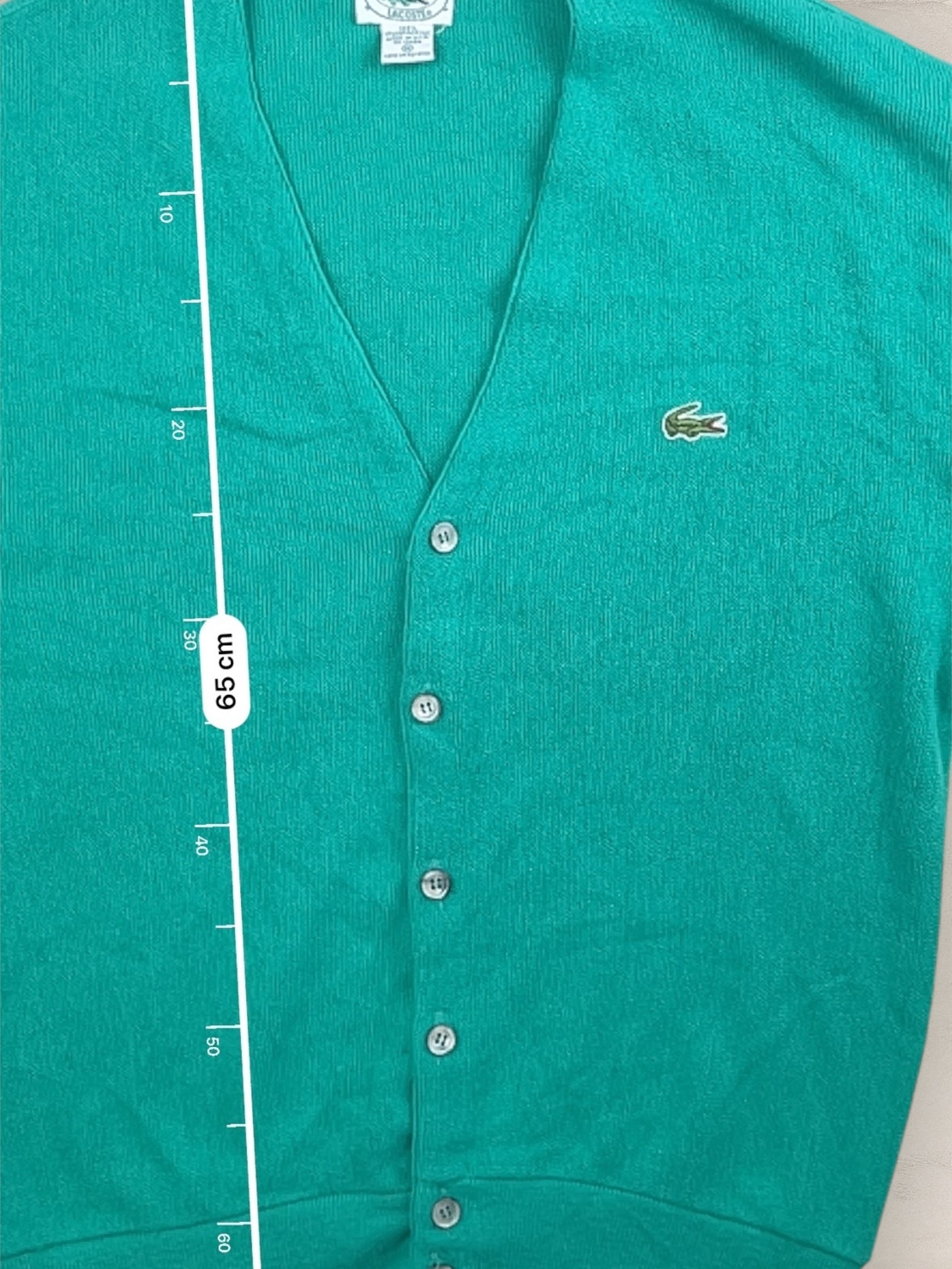 Cardigan Homme Lacoste Izod Vert M Ref:3317 - Vert - M - amifrip
