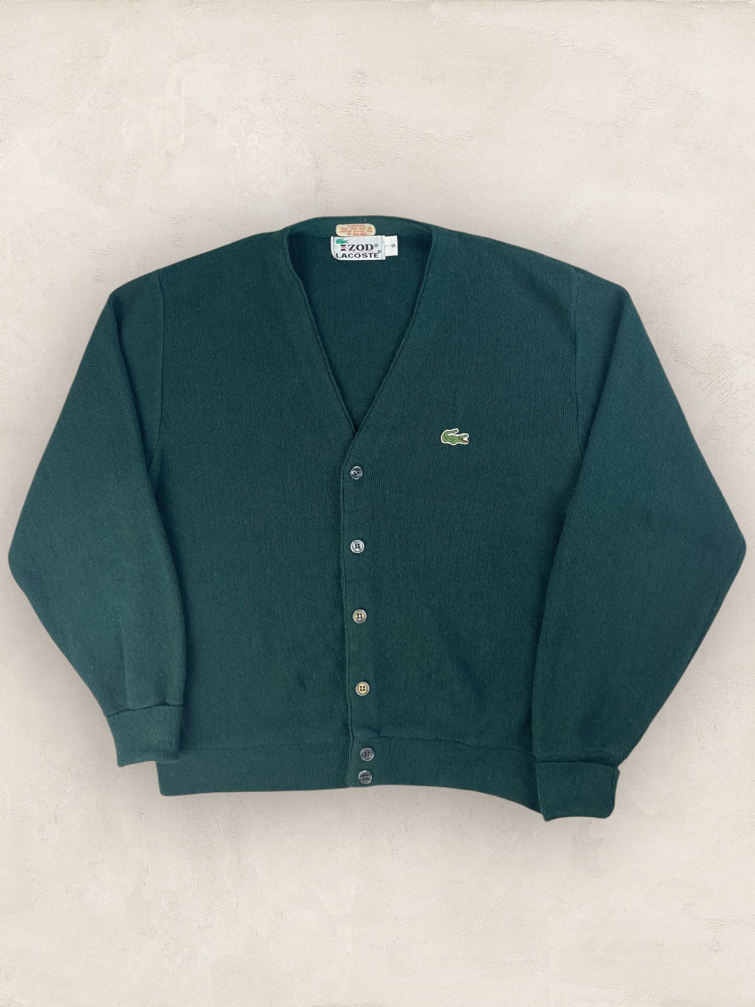 Cardigan Homme Lacoste Izod Vert S Ref:3332 - Kaki - S - amifrip