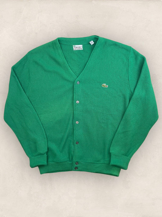 Cardigan Homme Lacoste Izod Vert XL Ref:3297 - Vert - XL - amifrip
