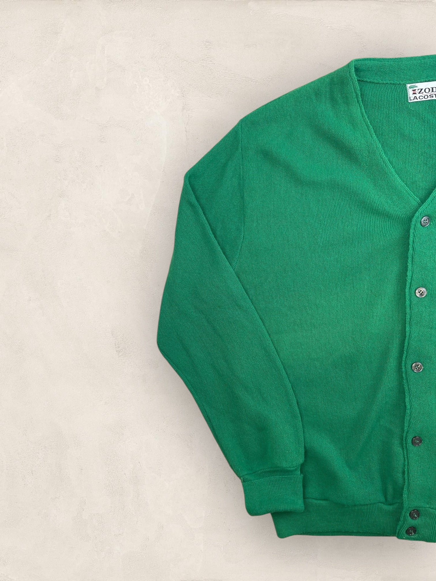 Cardigan Homme Lacoste Izod Vert XL Ref:3297 - Vert - XL - amifrip
