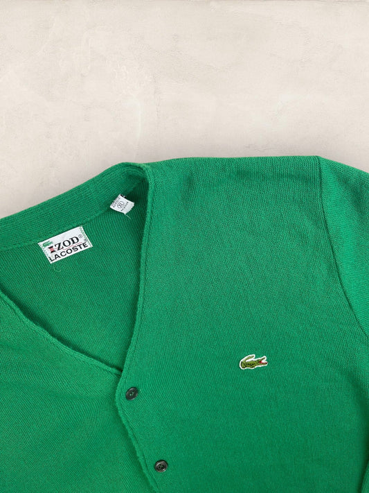 Cardigan Homme Lacoste Izod Vert XL Ref:3297 - Vert - XL - amifrip