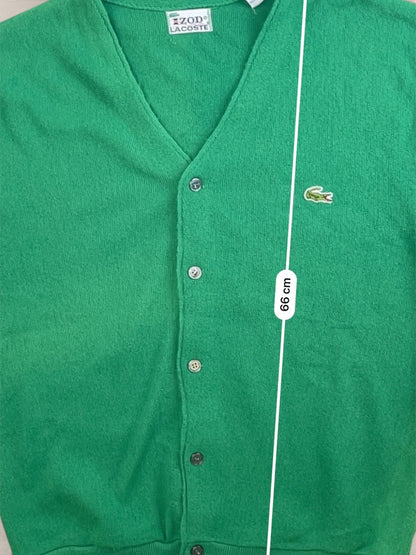Cardigan Homme Lacoste Izod Vert XL Ref:3297 - Vert - XL - amifrip