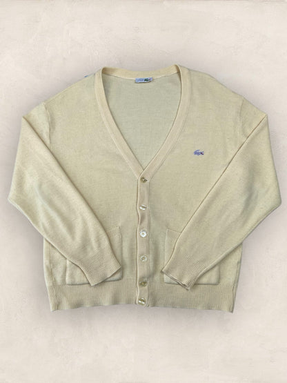 Cardigan Homme Lacoste JAUNE L Ref:2858 - JAUNE - L - amifrip - Friperie en ligne et vêtements vintage