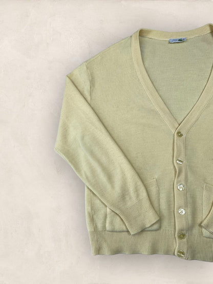 Cardigan Homme Lacoste JAUNE L Ref:2858 - JAUNE - L - amifrip - Friperie en ligne et vêtements vintage