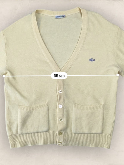 Cardigan Homme Lacoste JAUNE L Ref:2858 - JAUNE - L - amifrip - Friperie en ligne et vêtements vintage