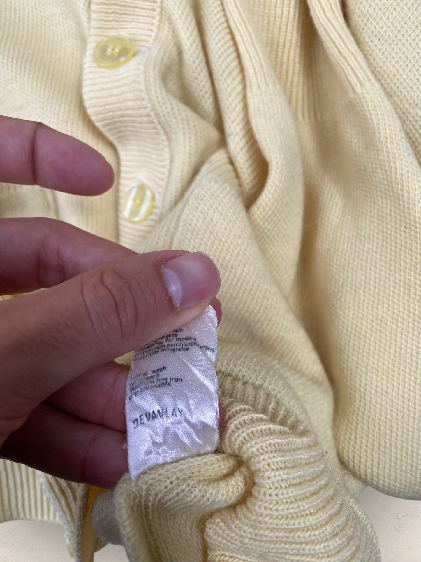 Cardigan Homme Lacoste JAUNE L Ref:2858 - JAUNE - L - amifrip - Friperie en ligne et vêtements vintage