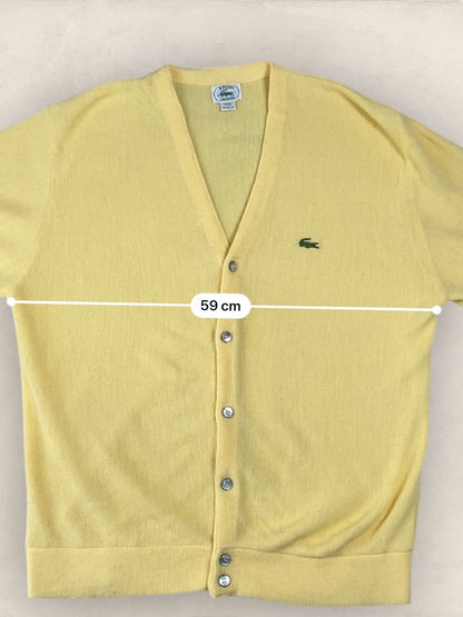 Cardigan Homme Lacoste JAUNE L Ref:2860 - JAUNE - L - amifrip - Friperie en ligne et vêtements vintage