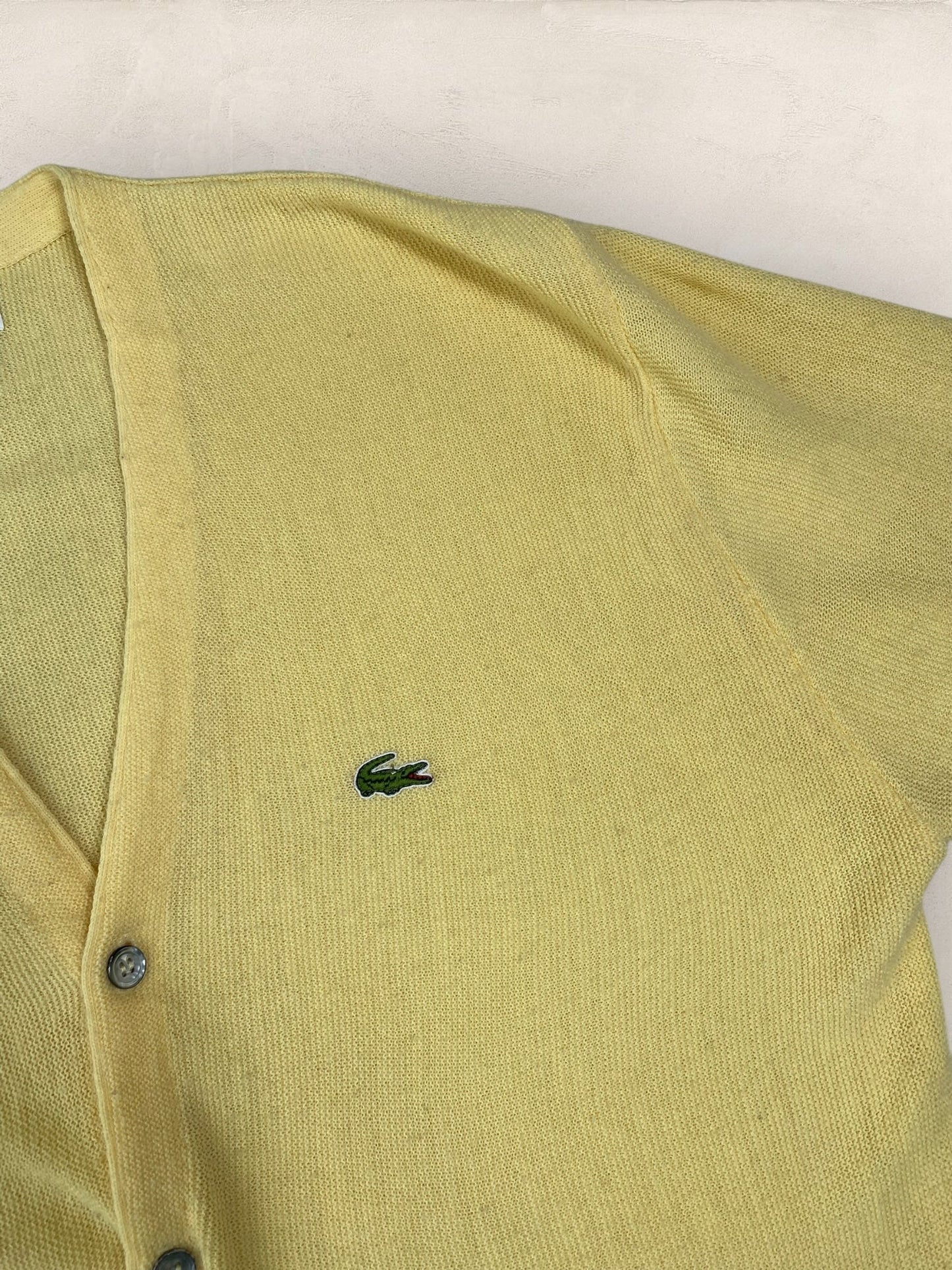 Cardigan Homme Lacoste JAUNE L Ref:2860 - JAUNE - L - amifrip - Friperie en ligne et vêtements vintage