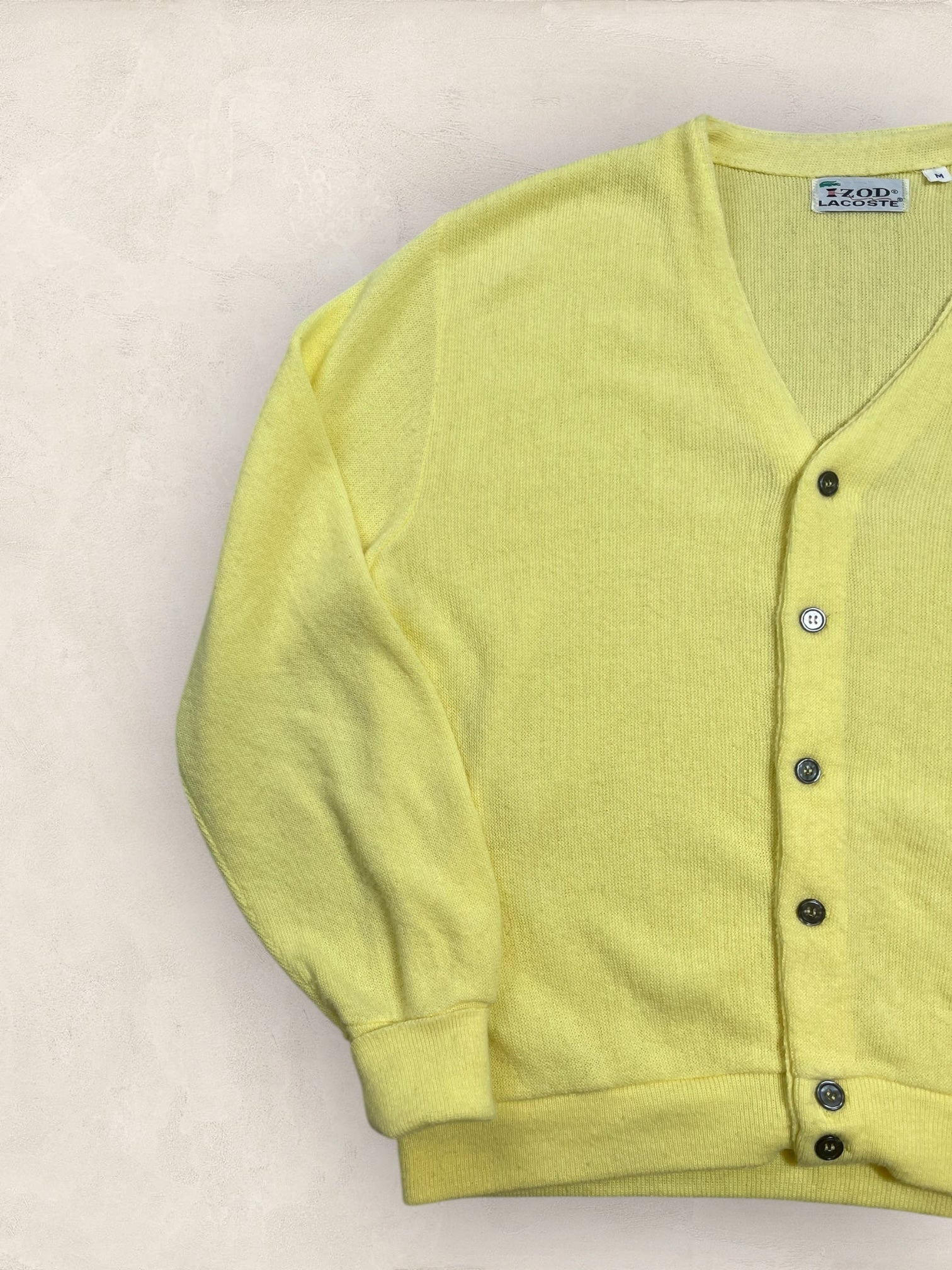Cardigan Homme Lacoste Jaune M Ref:3082 - Jaune - M - amifrip