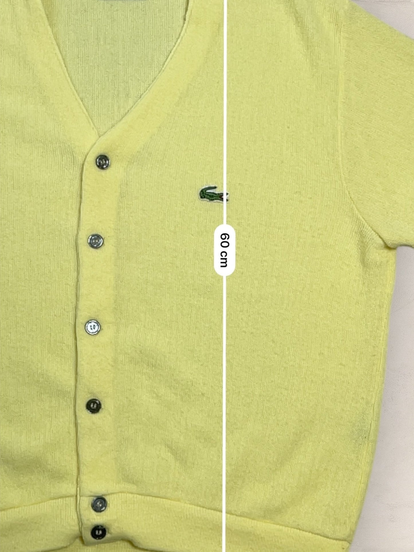 Cardigan Homme Lacoste Jaune M Ref:3082 - Jaune - M - amifrip