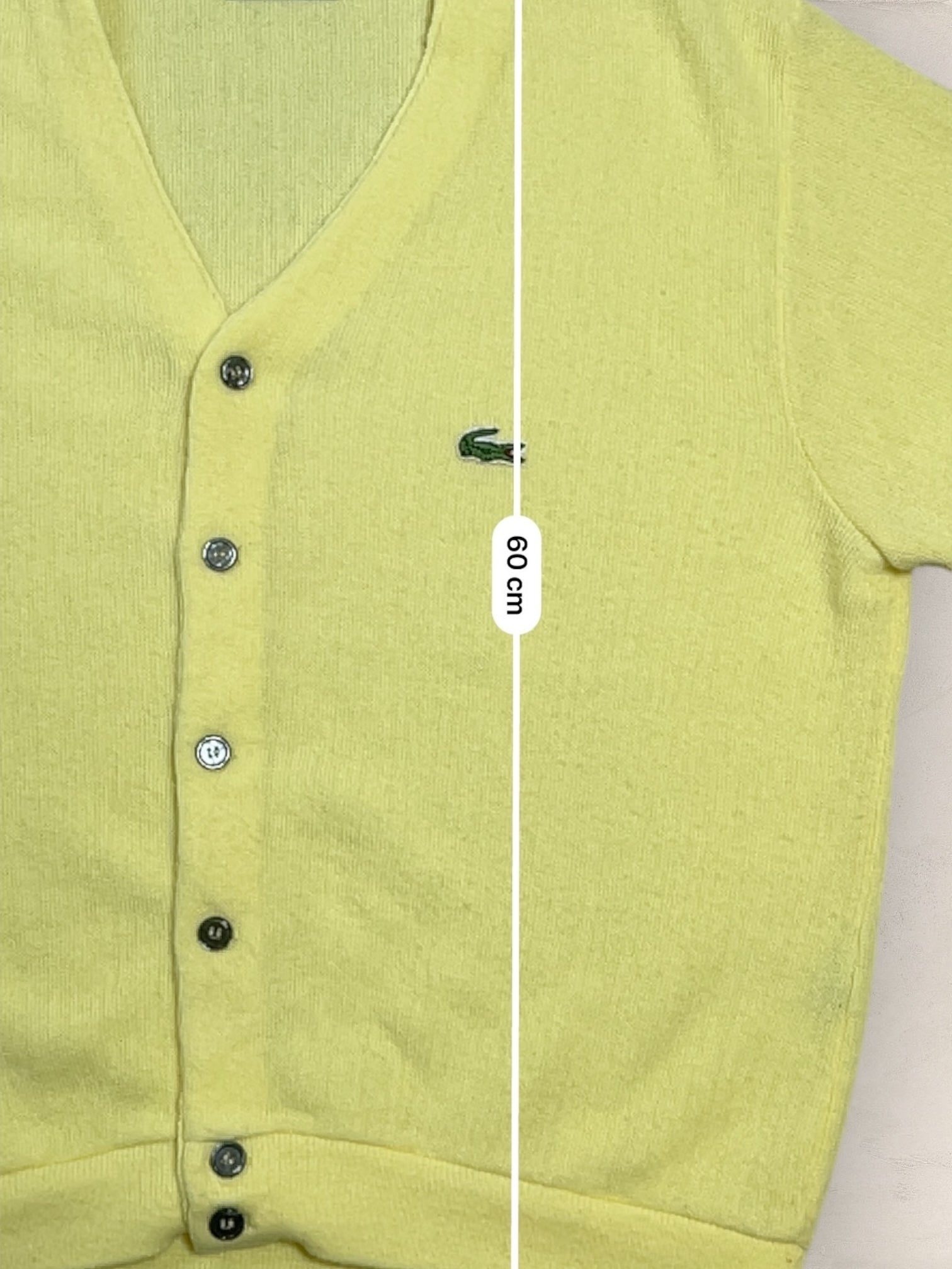 Cardigan Homme Lacoste Jaune M Ref:3082 - Jaune - M - amifrip