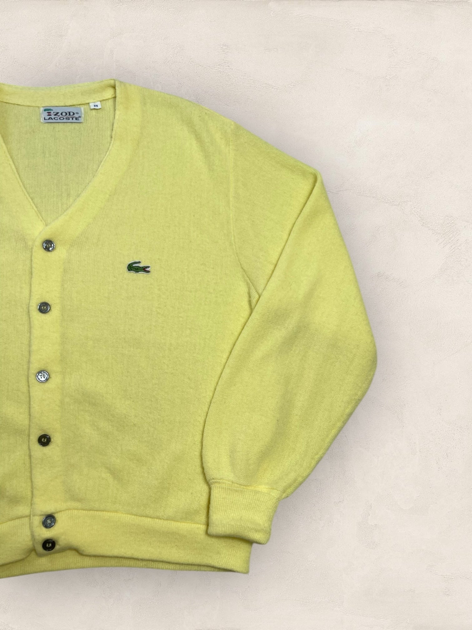 Cardigan Homme Lacoste Jaune M Ref:3082 - Jaune - M - amifrip