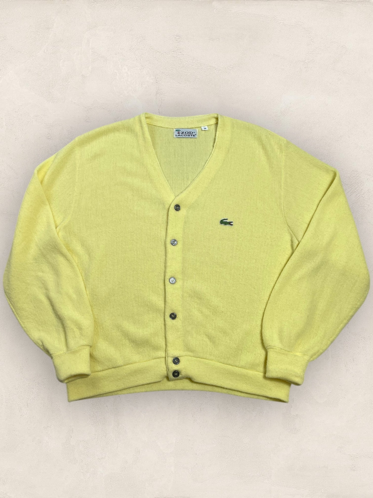 Cardigan Homme Lacoste Jaune M Ref:3082 - Jaune - M - amifrip