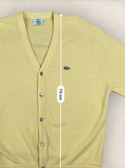 Cardigan Homme Lacoste JAUNE XL Ref:2852 - JAUNE - XL - amifrip - Friperie en ligne et vêtements vintage