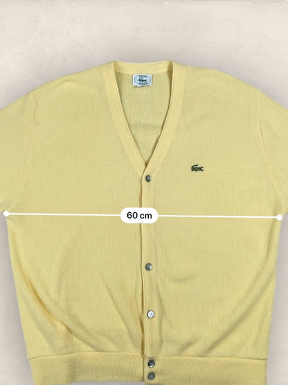 Cardigan Homme Lacoste JAUNE XL Ref:2852 - JAUNE - XL - amifrip - Friperie en ligne et vêtements vintage