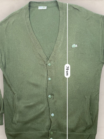Cardigan Homme Lacoste Kaki XL Ref:3195 - Kaki - XL - amifrip