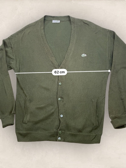 Cardigan Homme Lacoste Kaki XL Ref:3195 - Kaki - XL - amifrip